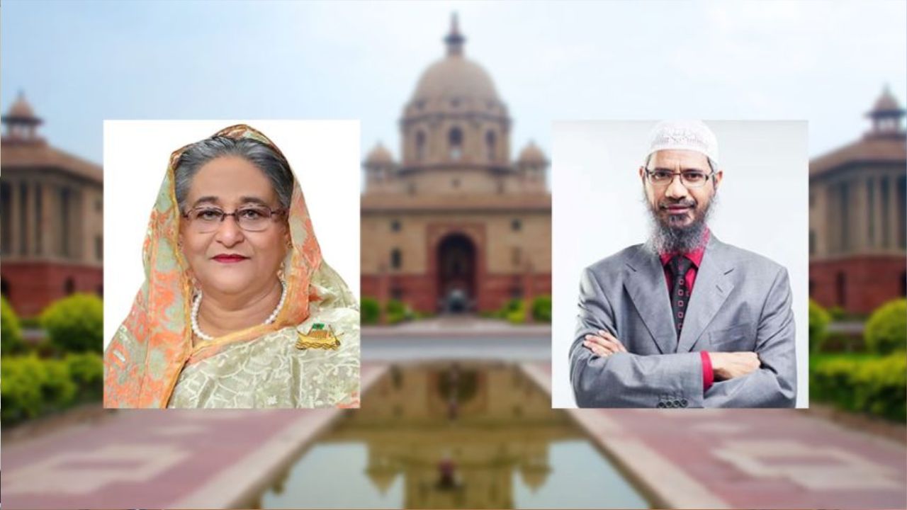 Double standard: India wants Naik, shelters Hasina