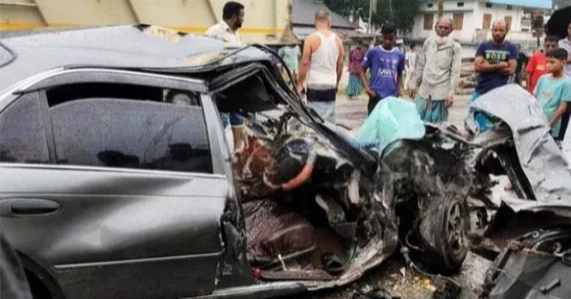 Father, daughter killed in Sylhet road accident