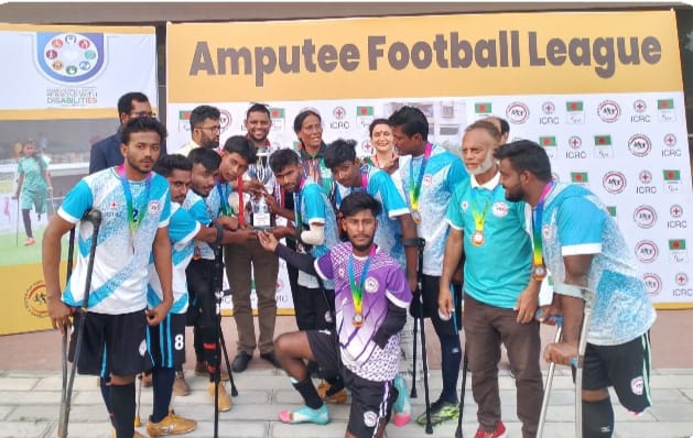 Sir Jagadish Chandra Bose team win Bangladesh Amputee Football League