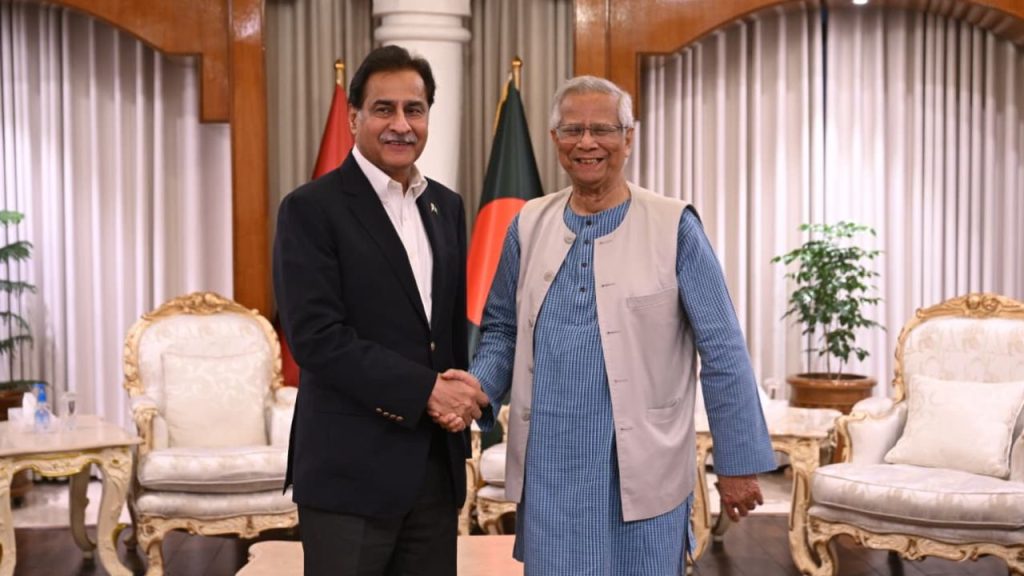 Pakistan’s National Assembly speaker calls on chief adviser Pakistan’s National Assembly speaker meets chief adviser