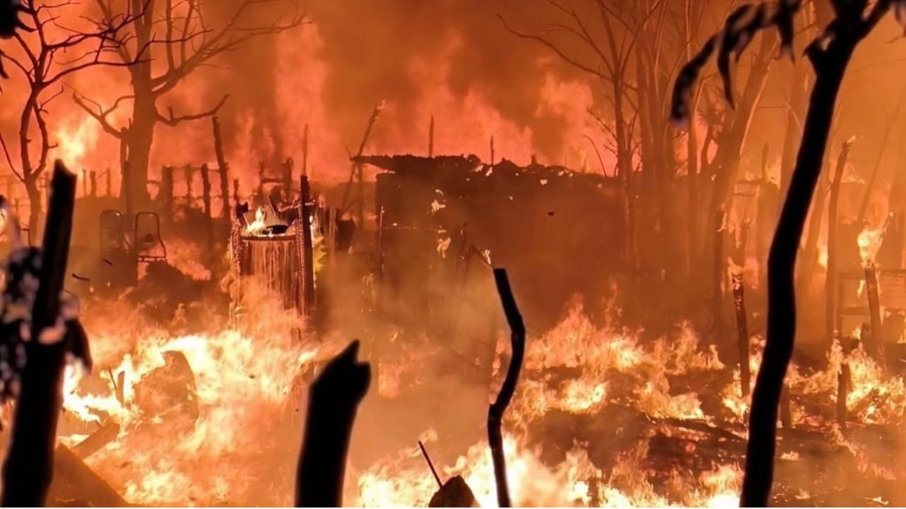 fire at Rohingya Camp