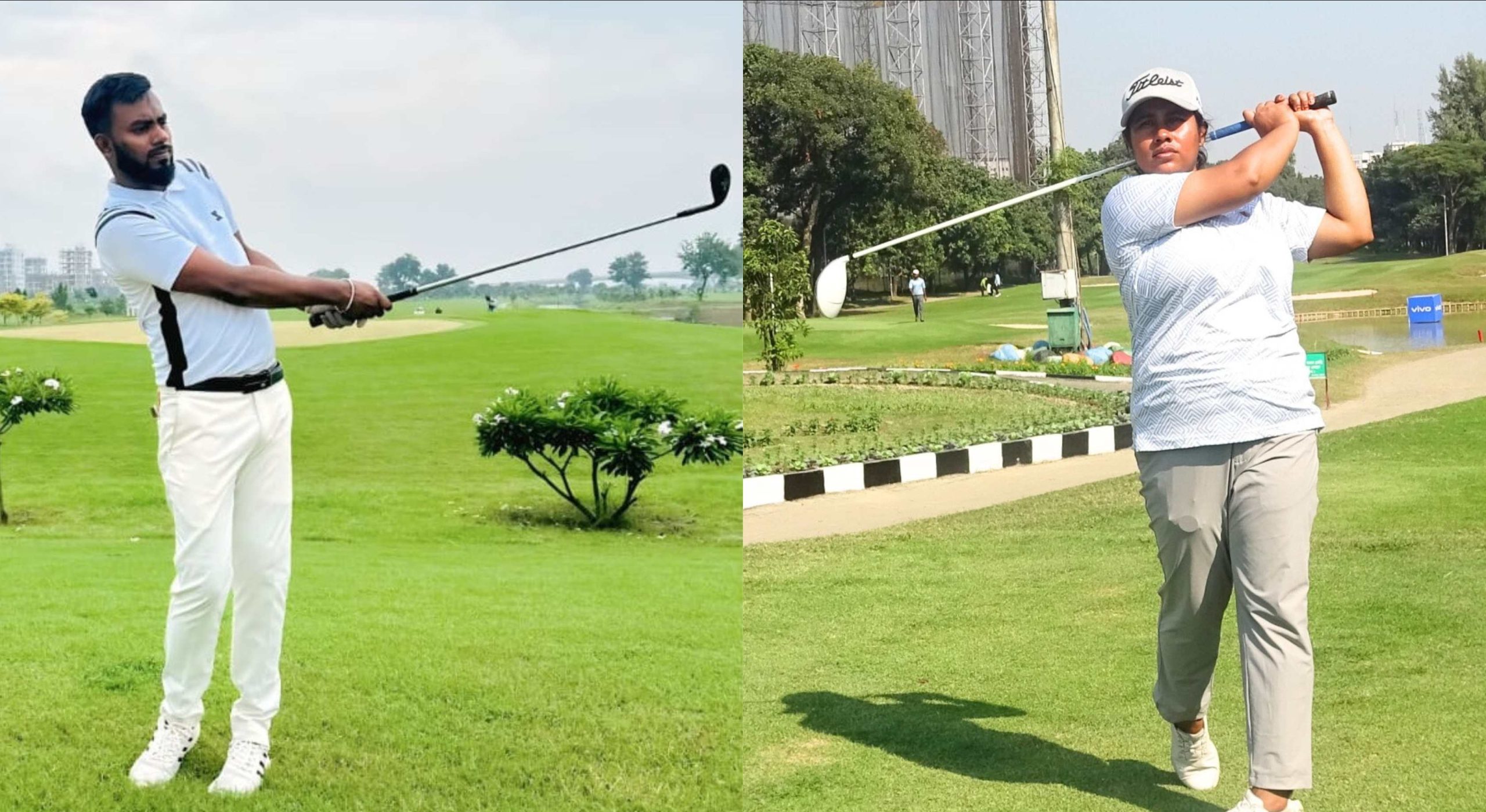 Munna and Sonia lead as Bangladesh Amateur Golf Championship heads for final day