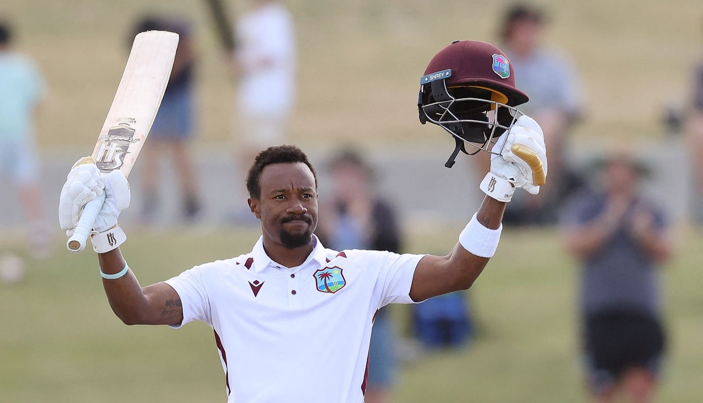 Hodge century leads West Indies fightback to avoid follow on