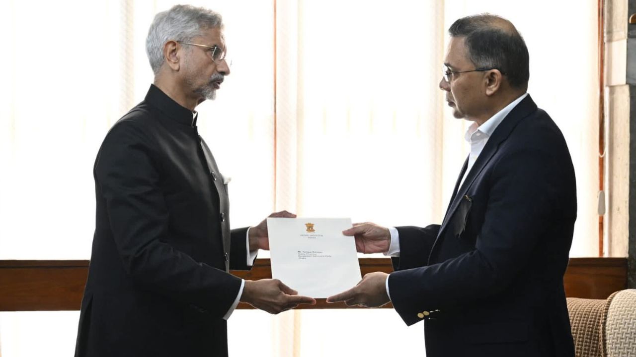 Jaishankar delivers Modi’s letter to Tarique