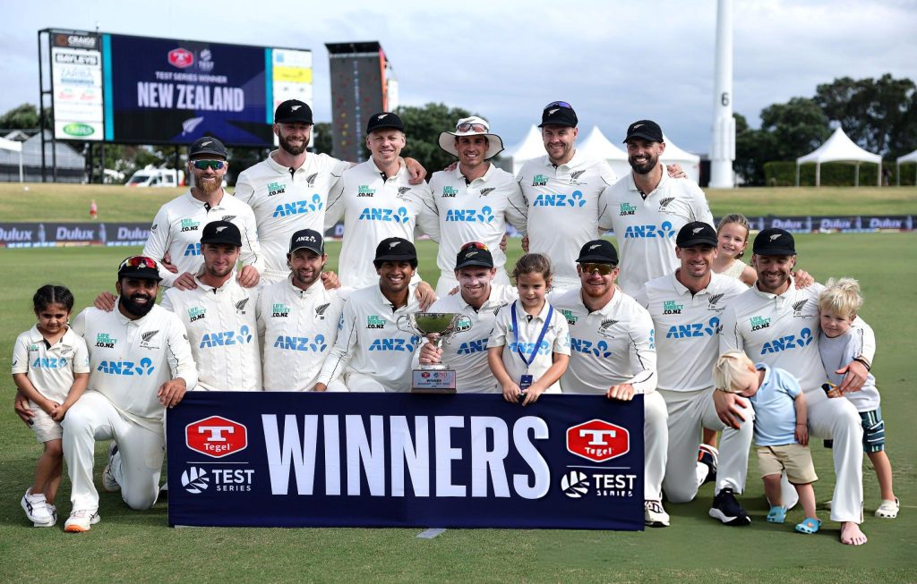 New Zealand won Test series