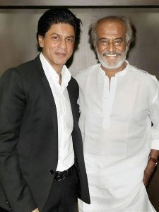 Shah Rukh Khan Rajinikanth screen share