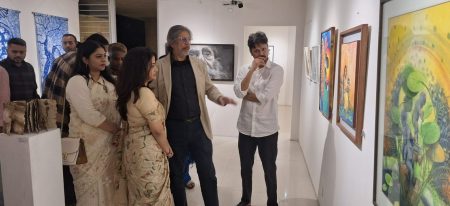 Sholo Rong art exhibition opens at Gallery Chitrak exhibition