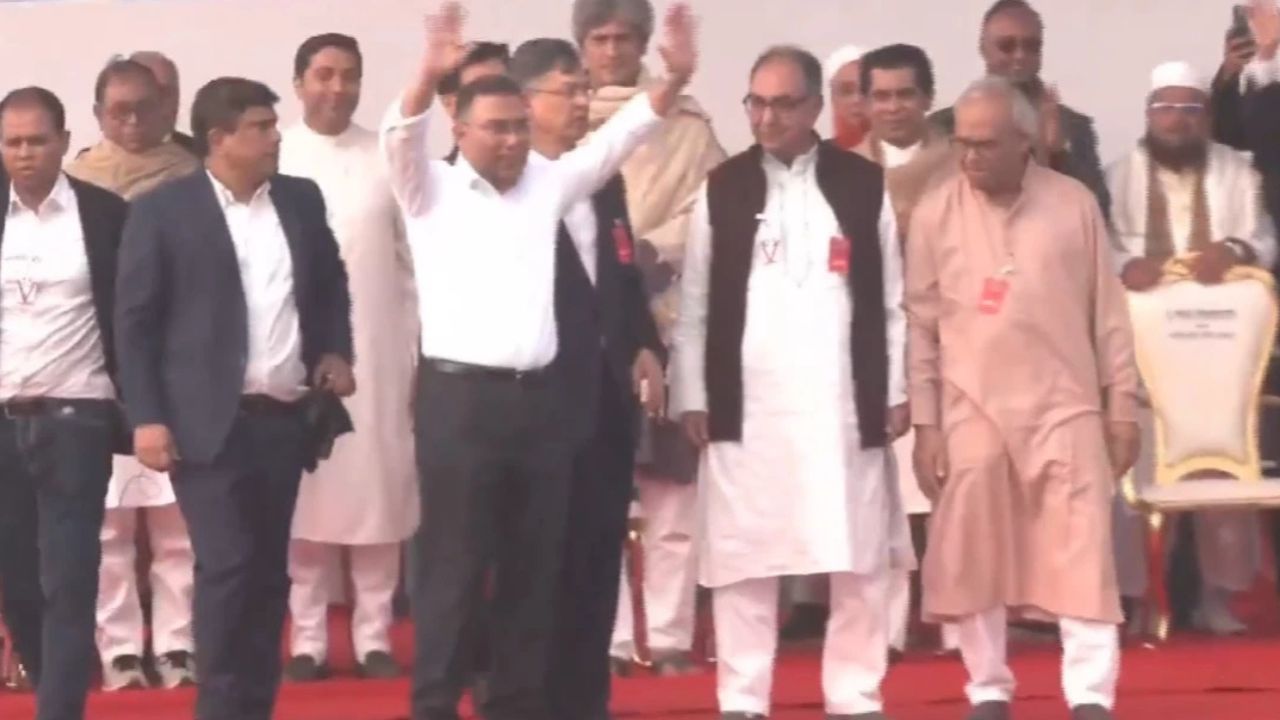 Tarique Rahman addresses historic rally