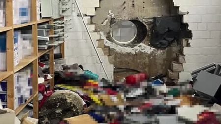 Thieves drill into German bank