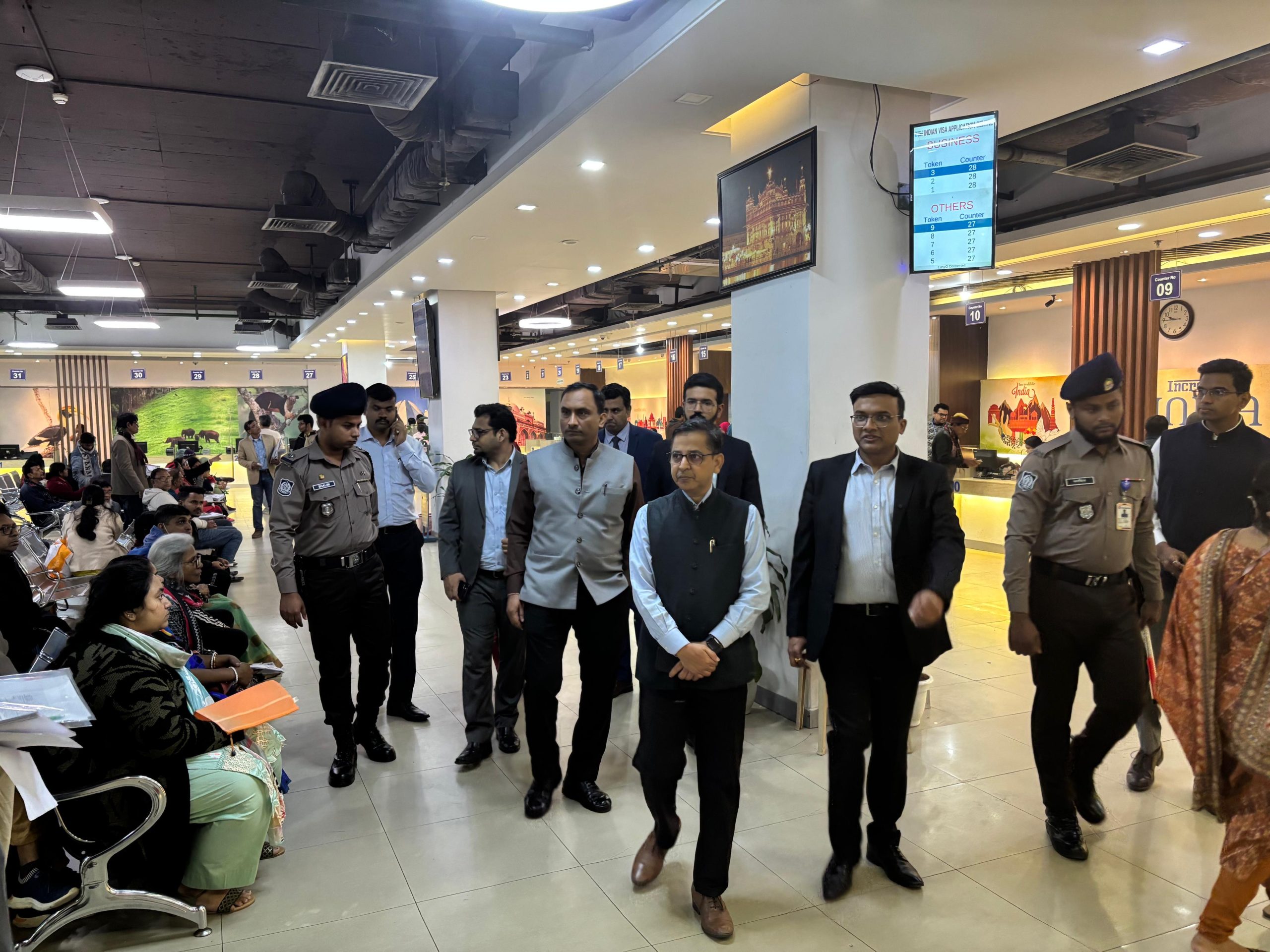 Indian envoy visits JFP visa centre