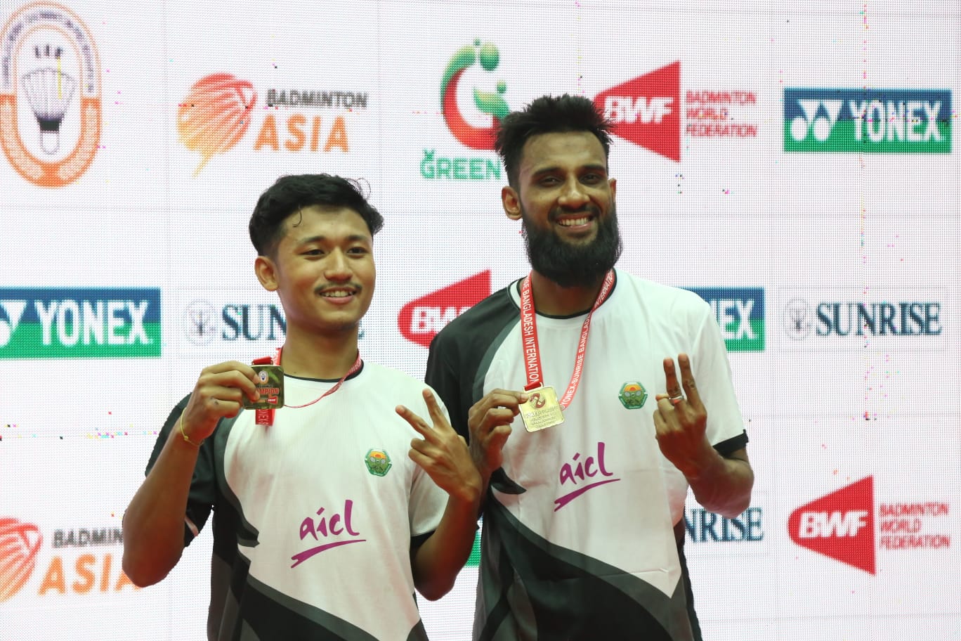 Gourab and Tanvir lift men’s doubles title after tense all-Bangladesh final