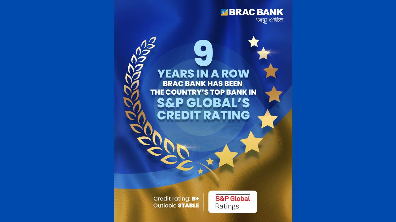 S&P again rates BRAC Bank as the best in Bangladesh
