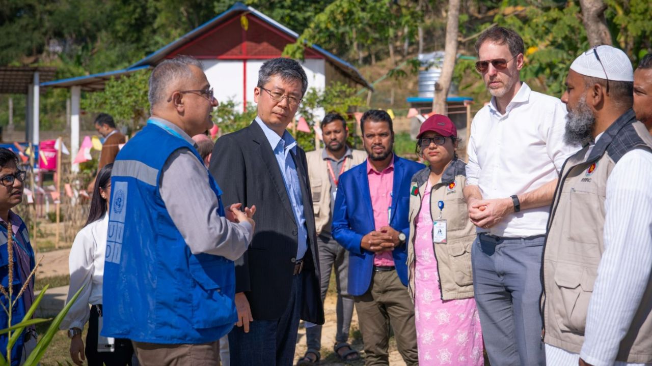 Japan and UNDP Inaugurate Expanded Landfill in Rohingya Camps
