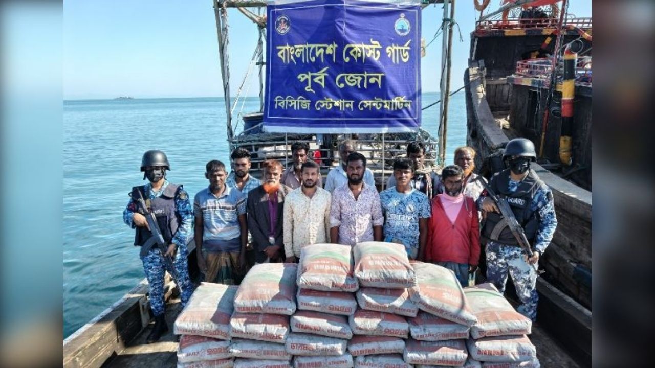 Coast Guard detains 11 while smuggling cement into Myanmar