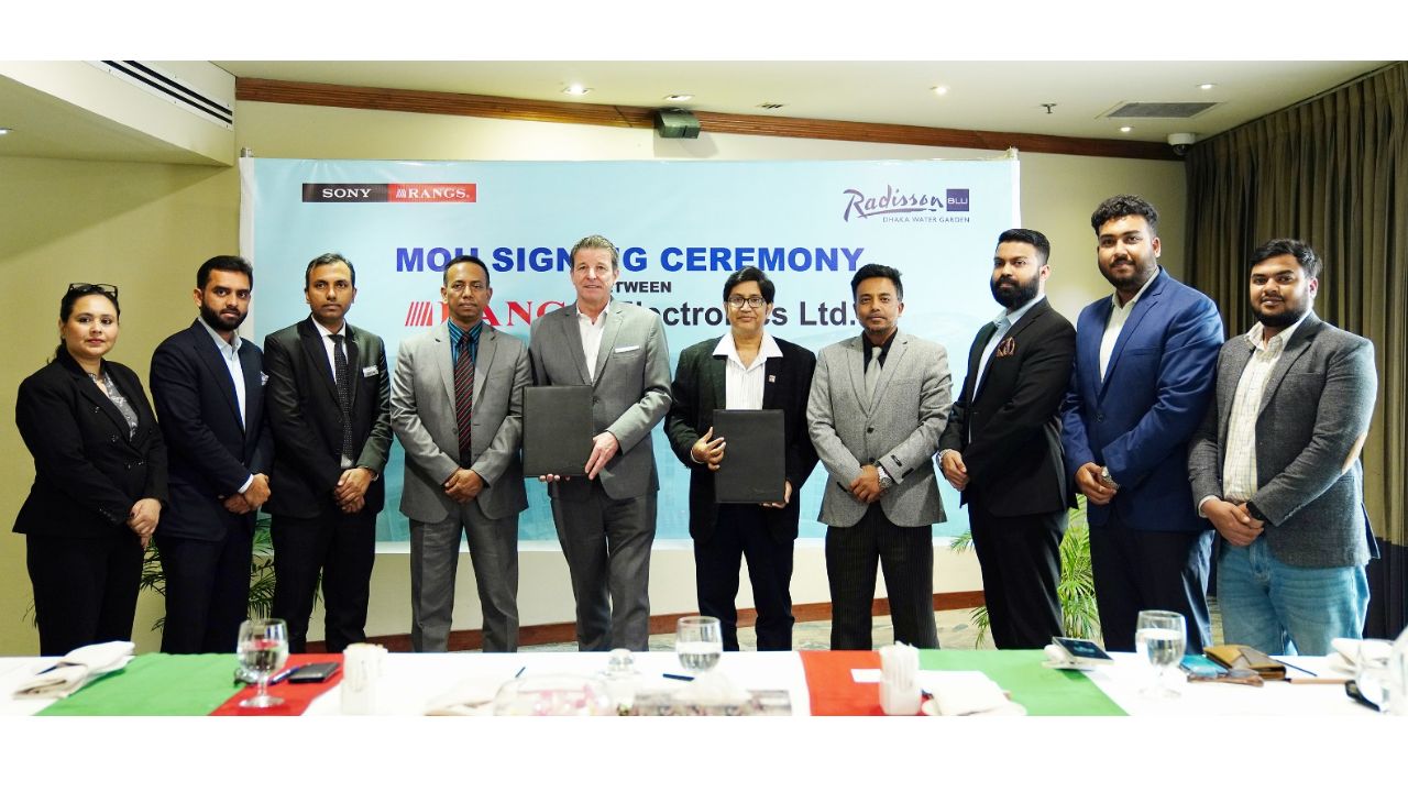 Rangs Electronics, Radisson Blu Dhaka Water Garden sign MoU