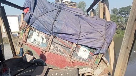 Bridge collapse disrupts traffic in Habiganj
