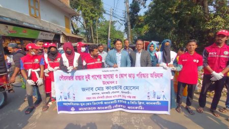 Jhalakathi municipal launches clean-up drive Jhalakathi cleanliness drive