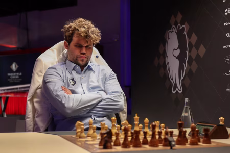 Carlsen wins rapid and blitz double again, gets 20th chess title