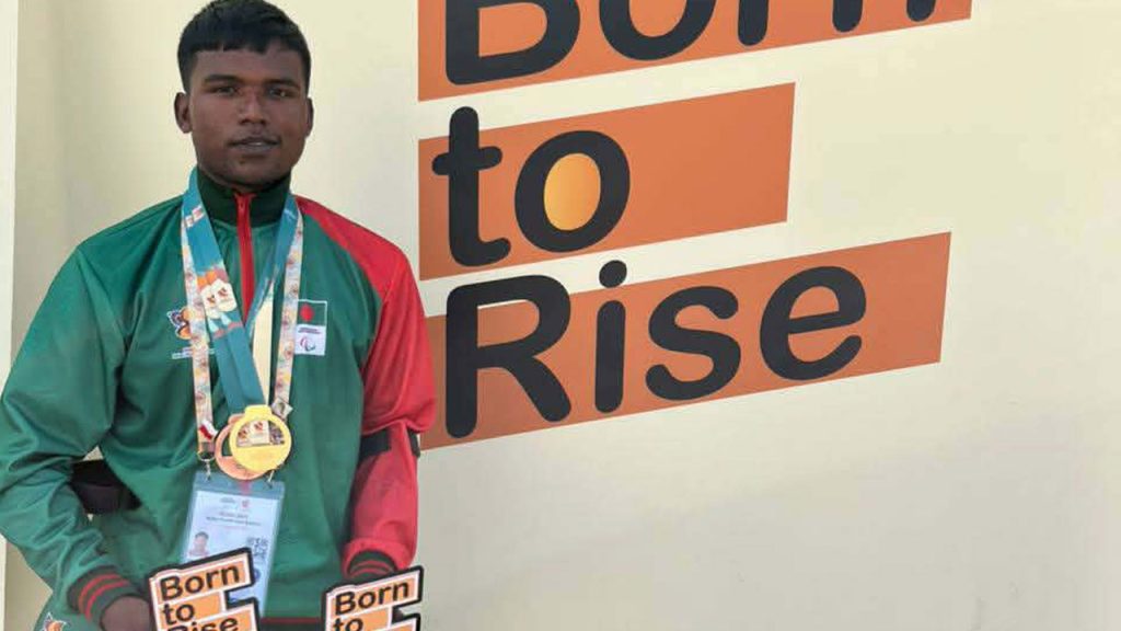 Bangladesh’s gold at Asian Youth Para Games