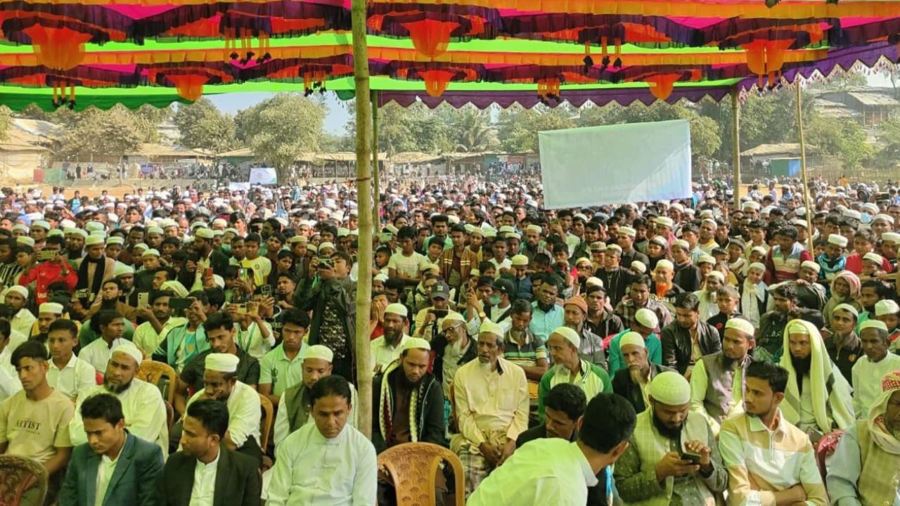 Rohingyas observe Myanmar’s independence day in Ukhiya