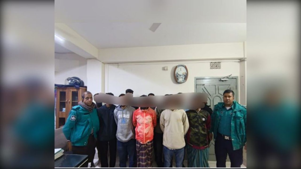 Eleven arrested in Dhaka police drive