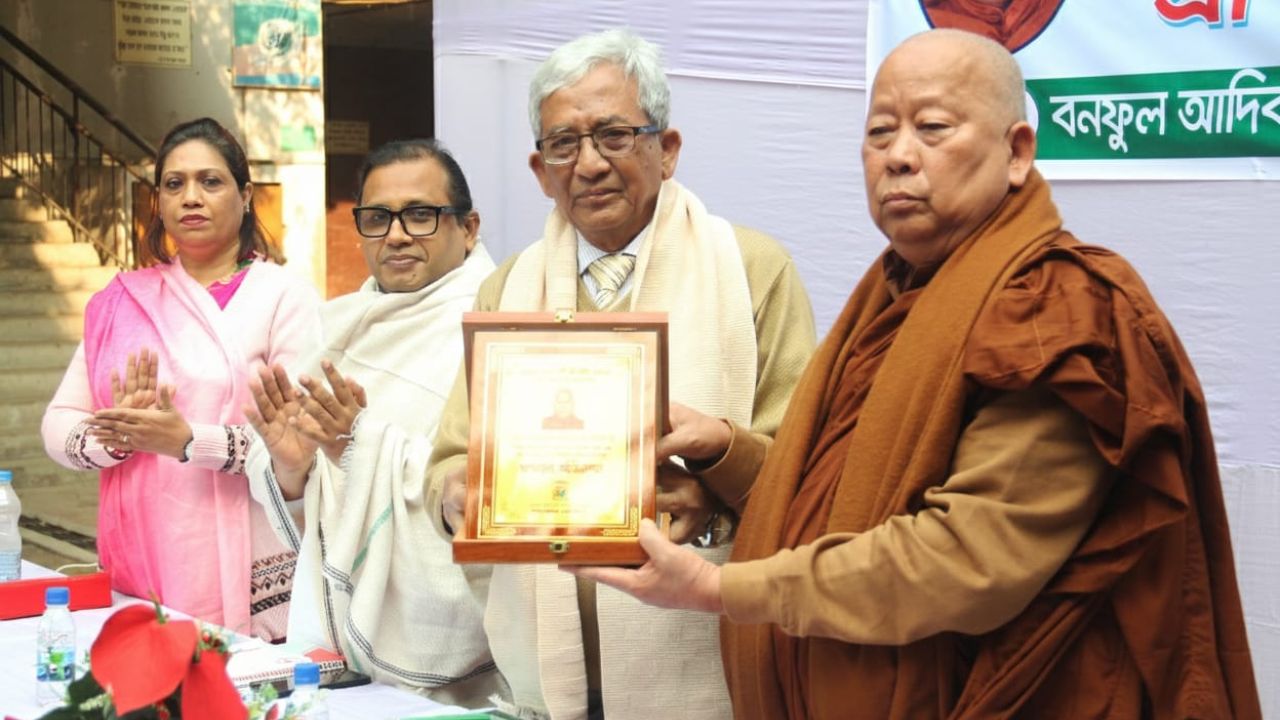 Banophool Adibashi Green Heart College honours new Sangharaj