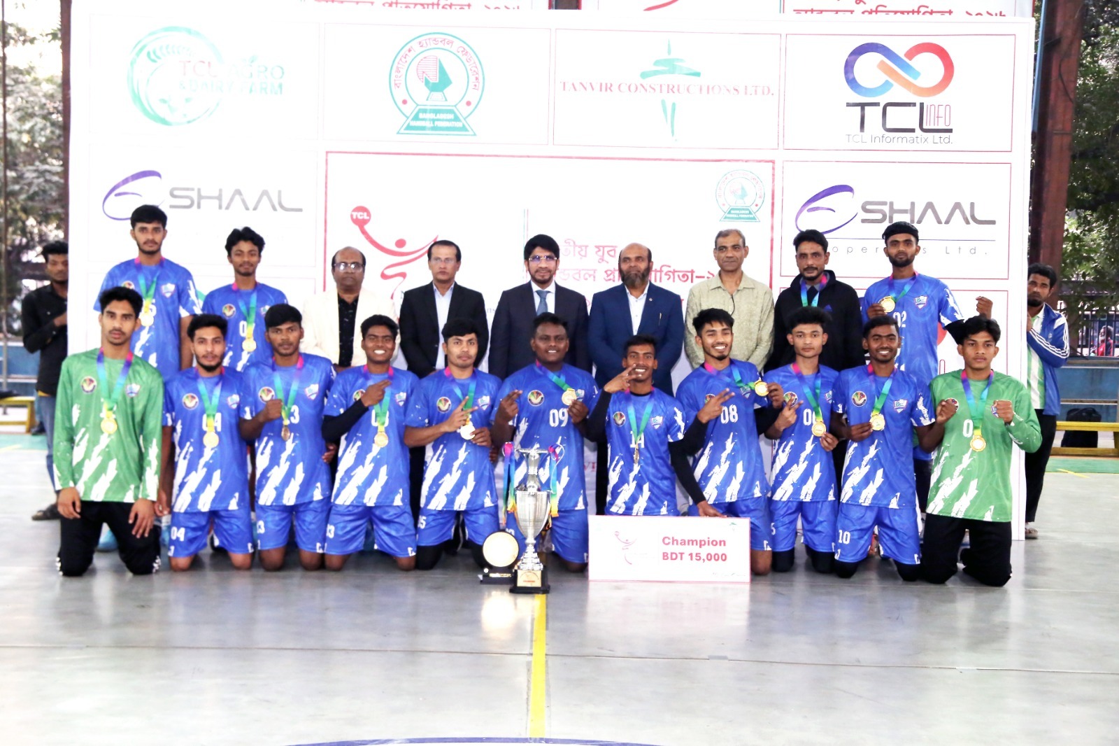 Panchagarh shock Dhaka to lift first National Youth Men’s Handball title