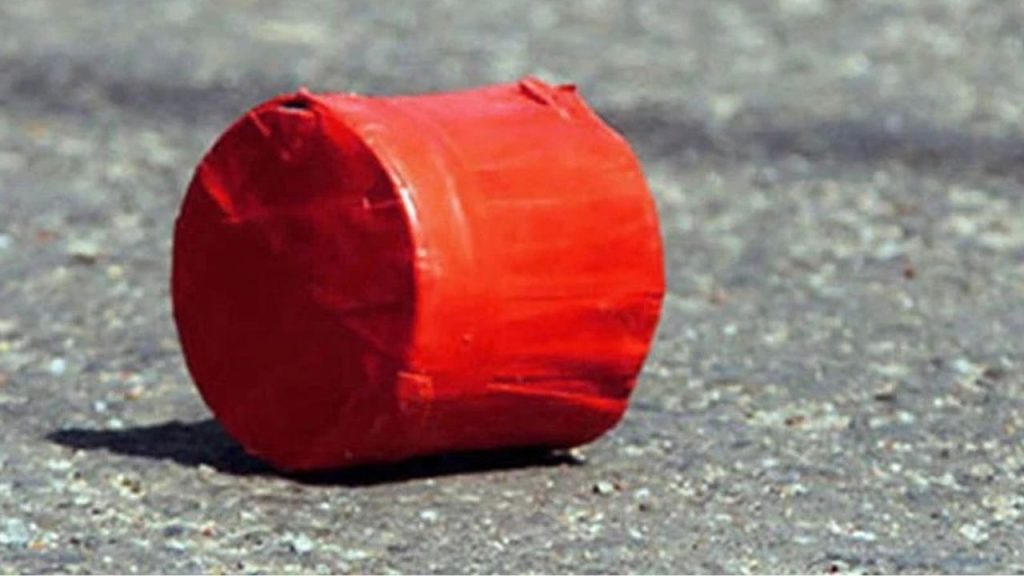 Cocktail-like objects found from shopping bag in Elephant Road Cocktail-like