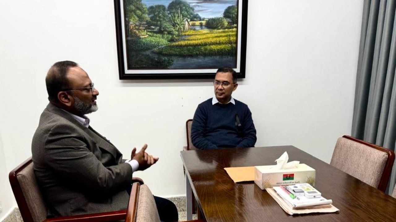 DU VC meets Tarique Rahman
