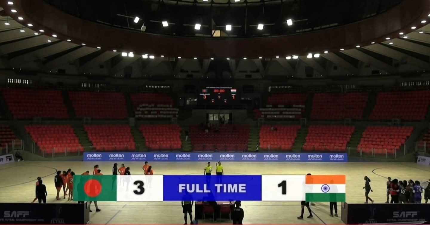 Bangladesh start strong against India in SAFF Women’s Futsal