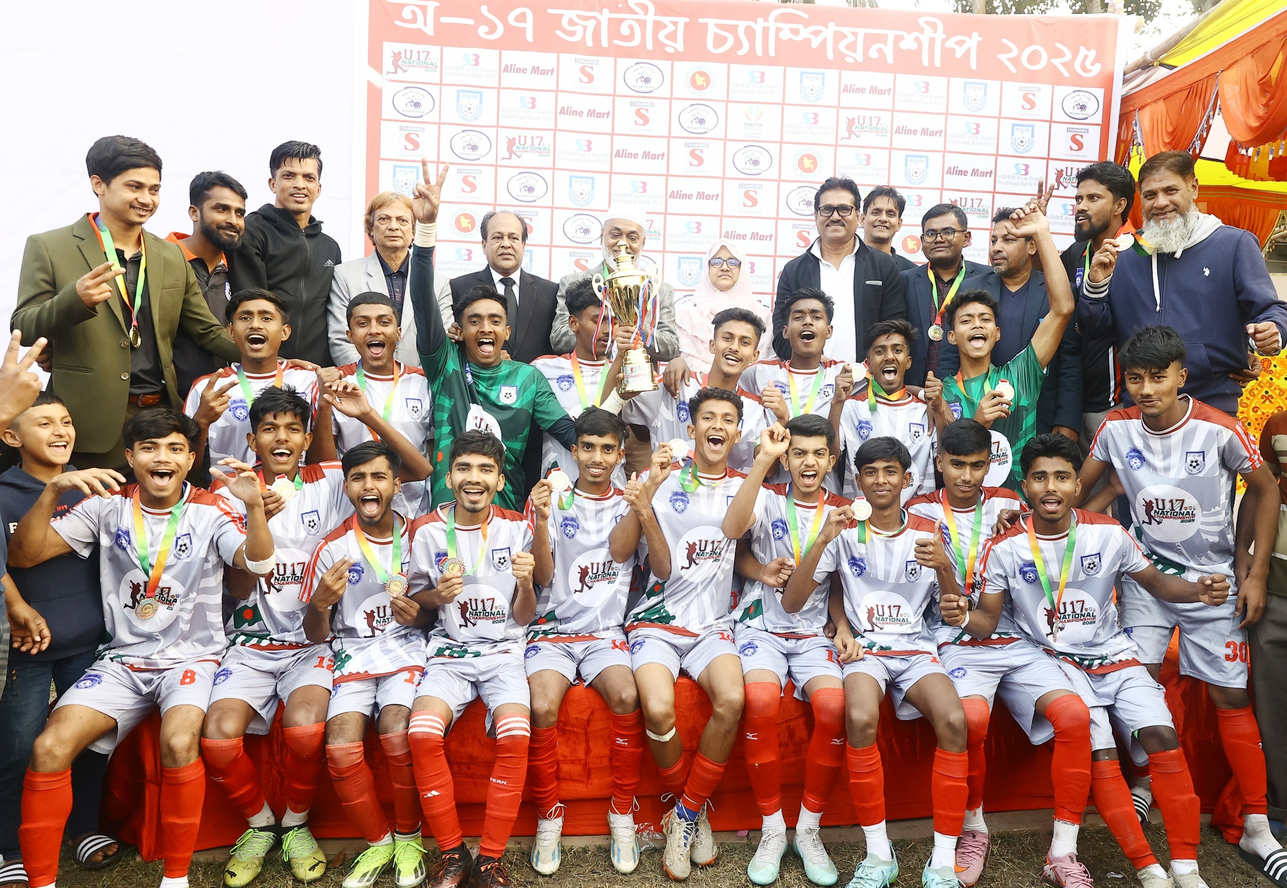 Pirojpur power past Jhalokathi to win U-17 zonal title