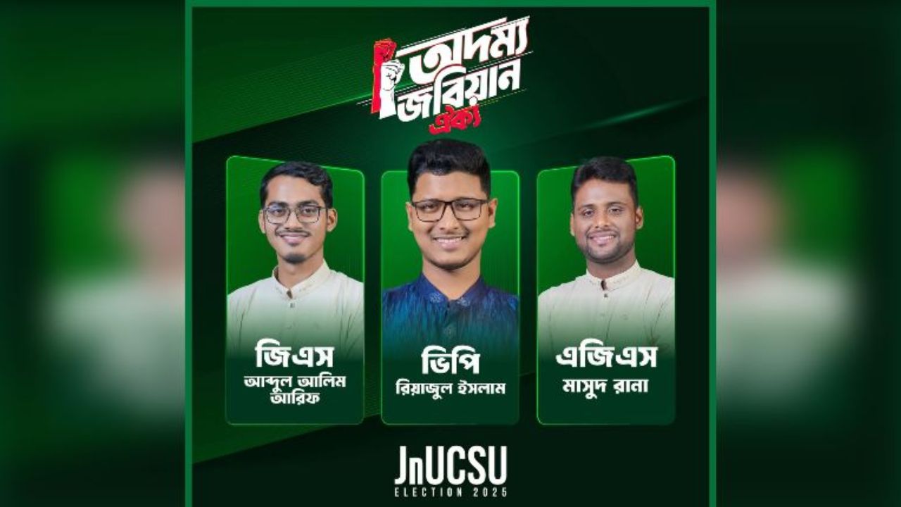 Shibir wins Jnucsu polls; VP Riazul, GS Arif