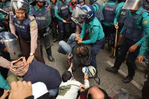 Karwan Bazar protest (4)