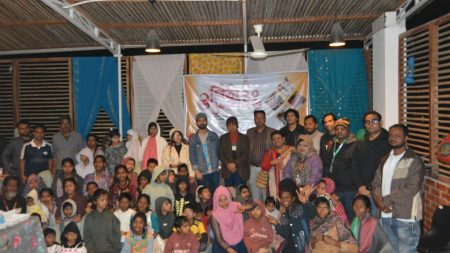 LEEDO holds pitha utshab with street children