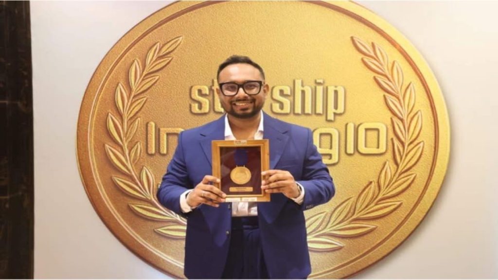 Raihan Rafi honoured with ‘Inspiring Ten’ award Raihan Rafi with Inspiring Ten 2025 Award