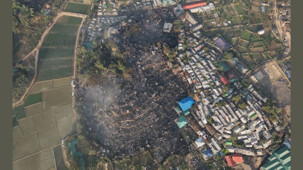 Rohingya camp fire: Over 460 structures gutted at Shafiullah Kata Rohingya camp fire