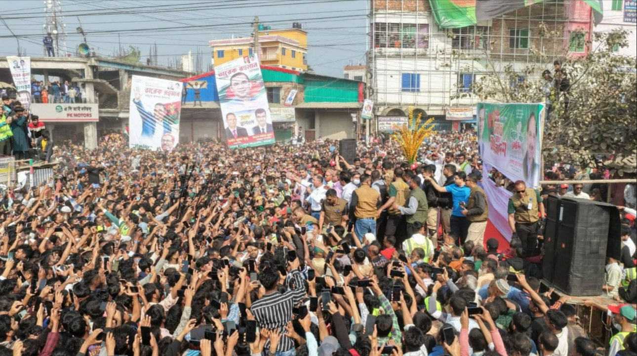 I am a son of Bogura: Tarique addresses rally