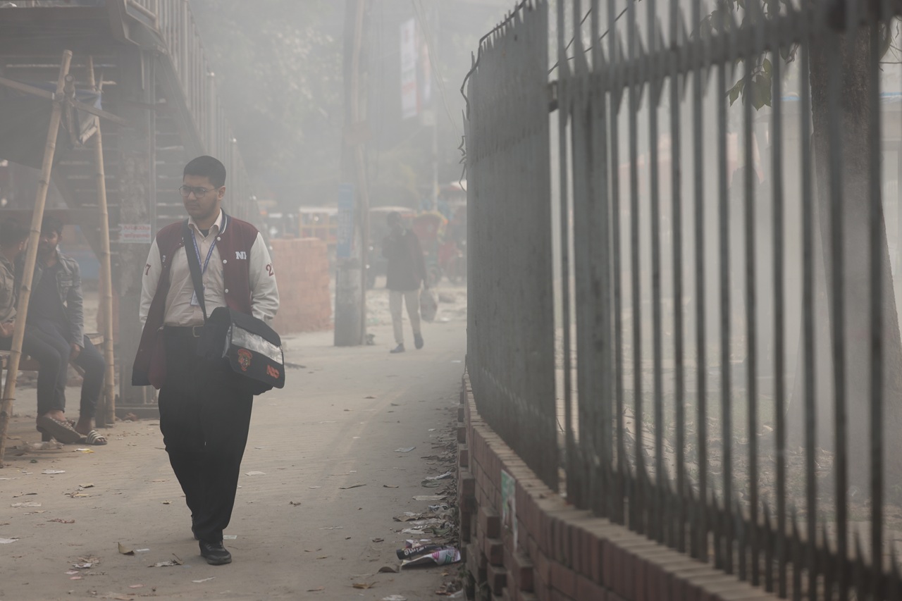 Waste burning in Bangladesh