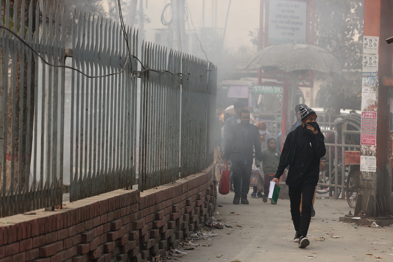 Waste burning in Bangladesh