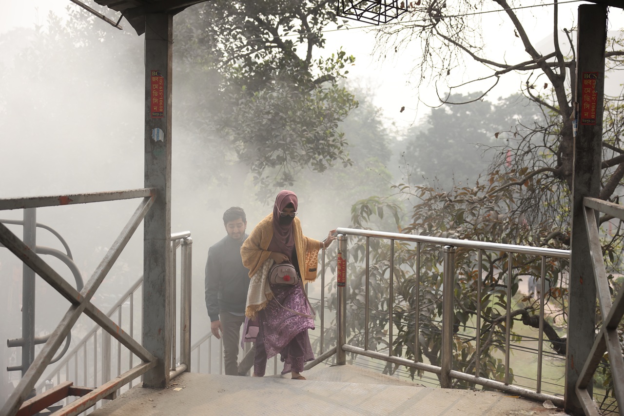 Waste burning in Bangladesh