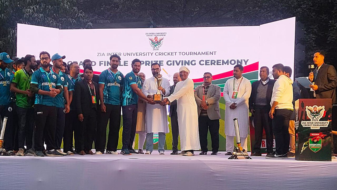 Sonargaon University wins Zia Inter-University T-10 cricket