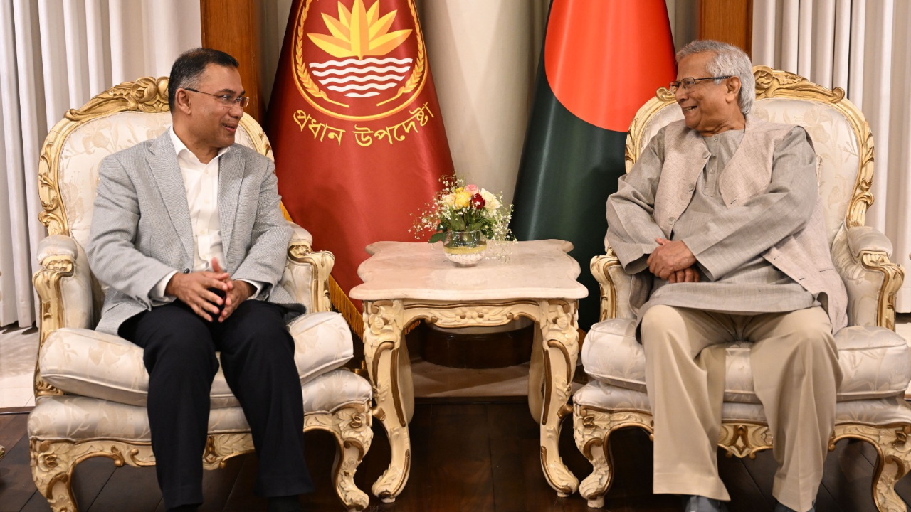 Tarique meets Yunus, expresses gratitude