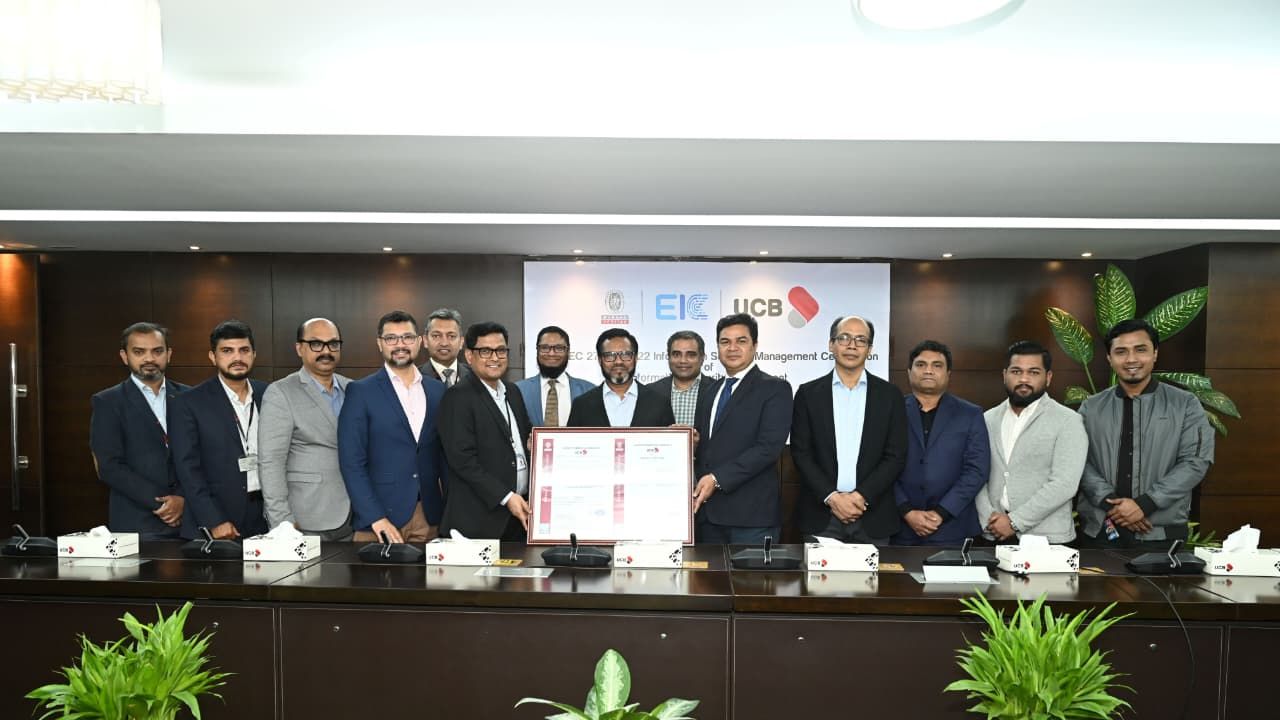 UCB secures ISO certification