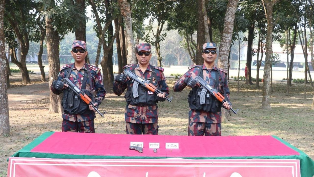 BGB finds abandoned US-made pistol, bullet during special operation