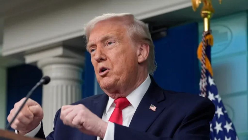 Trump signs order threatening tariffs on countries linked to Iran Trump