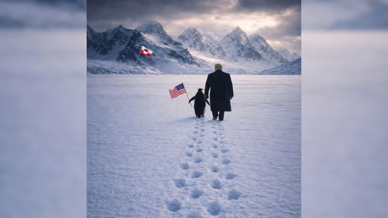 Trump uses ‘Nihilist Penguin’ meme to signal Greenland ambition