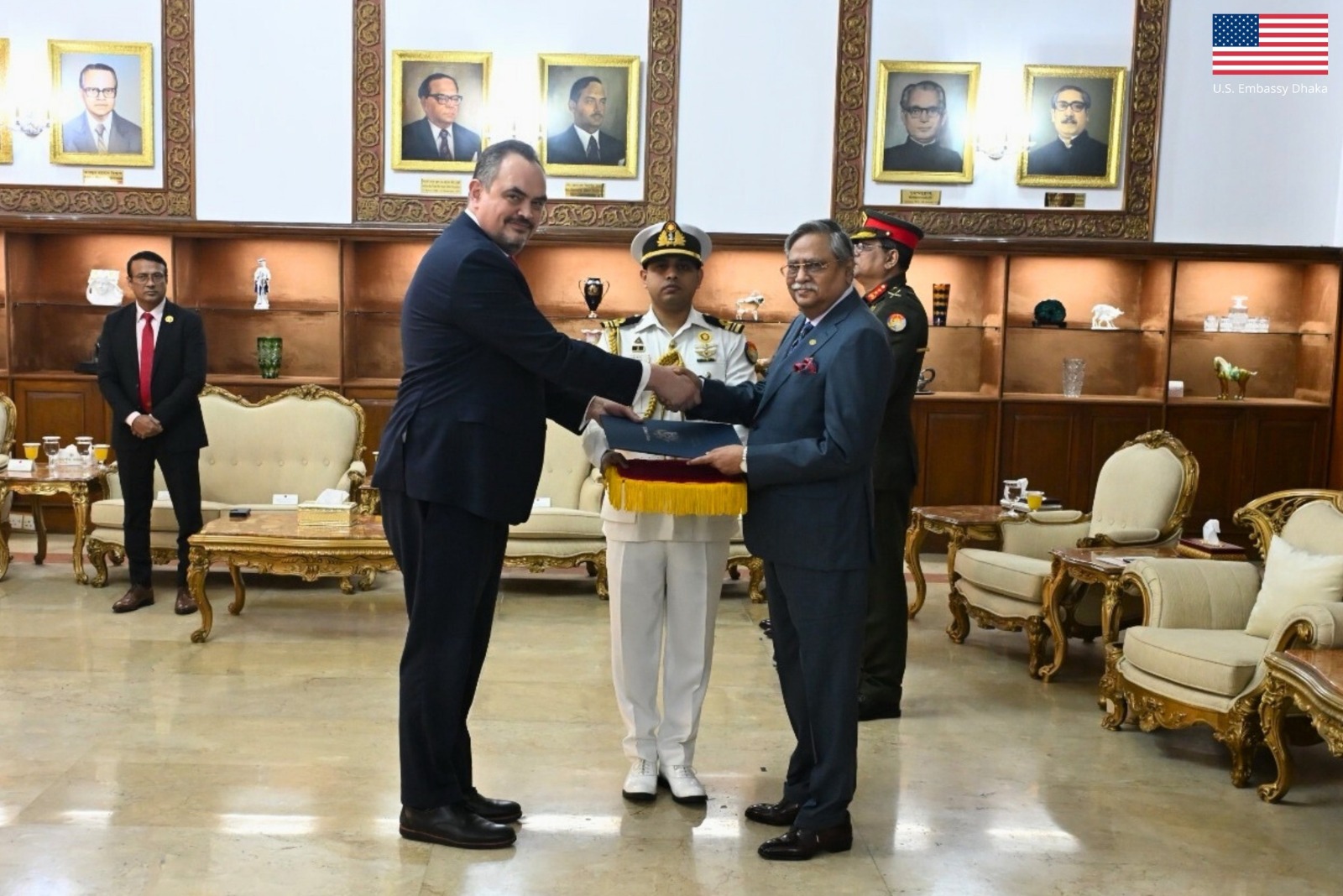 Brent Christensen sworn in as new US Ambassador to Bangladesh