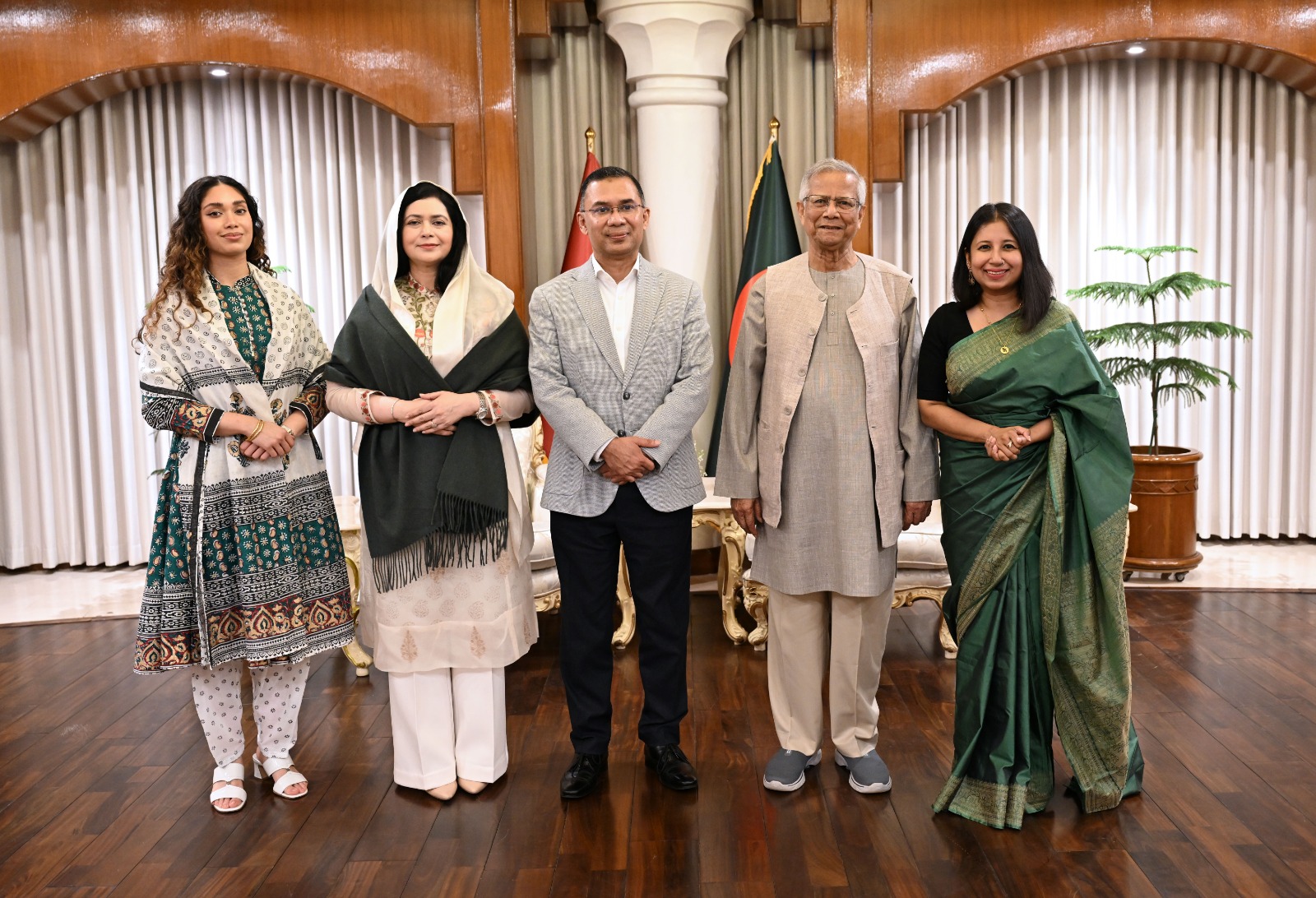 Tarique meets Yunus