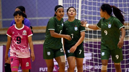 Bangladesh Bhutan in SAFF Women’s Futsal