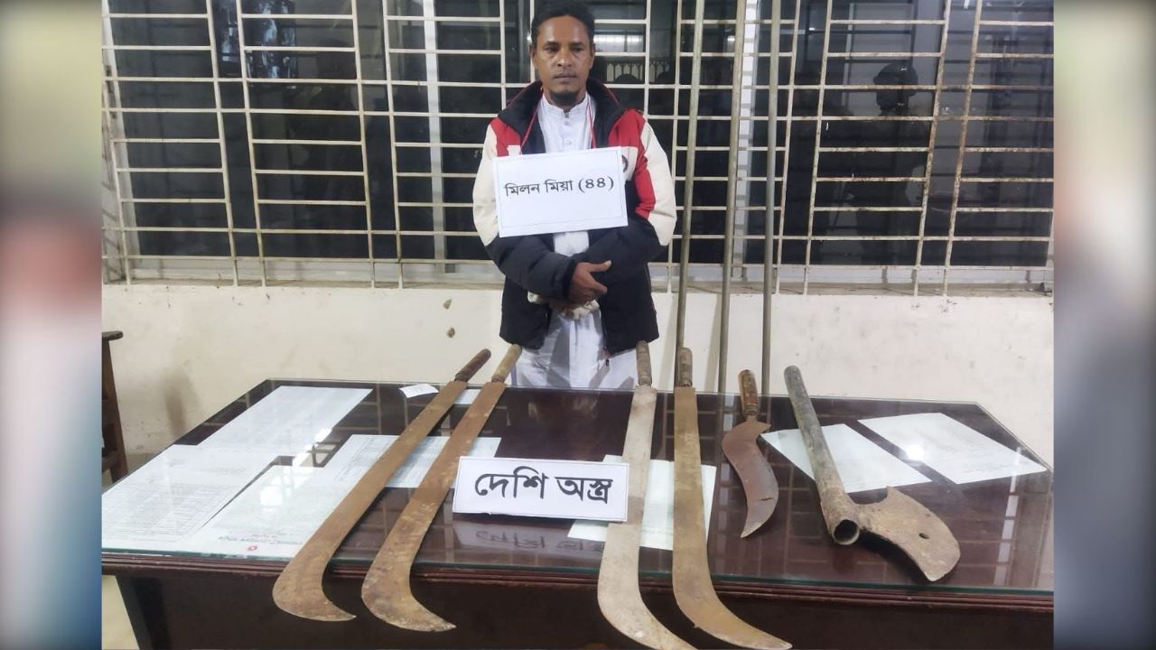 BNP leader held with arms in Gaibandha raid